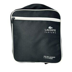 Lacoste Parfums Black Backpack Duffle Bag Combo Collapsible Travel Bag